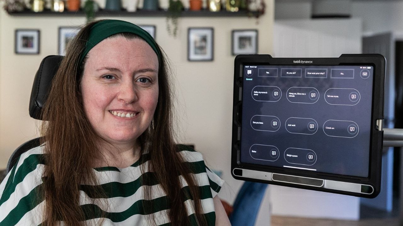 Mum living with MND reveals "emotional" challenge of recording voice bank