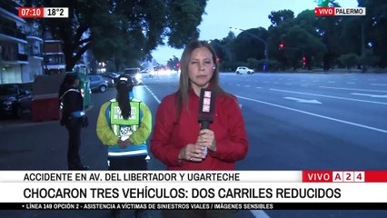 🔴 CHOQUE TRIPLE EN AV. DEL LIBERTADOR Y UGARTECHE