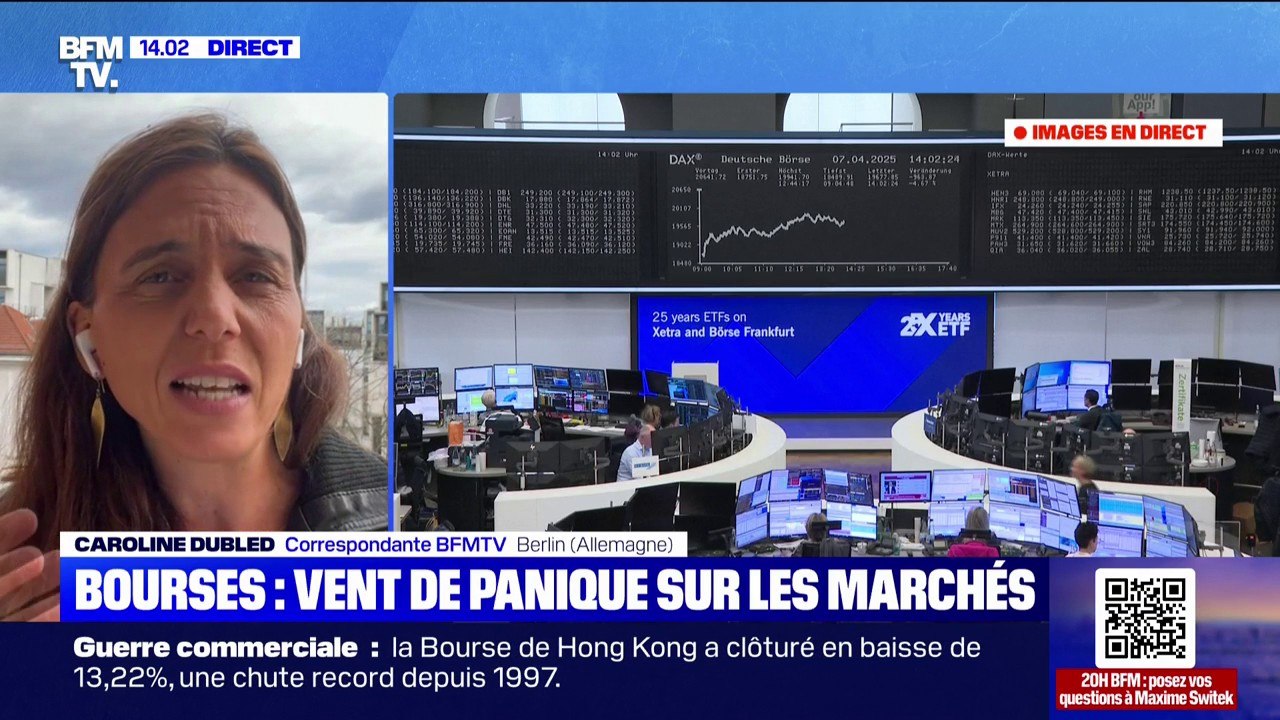 Chute des bourses: nouvelle journée de forte ba...