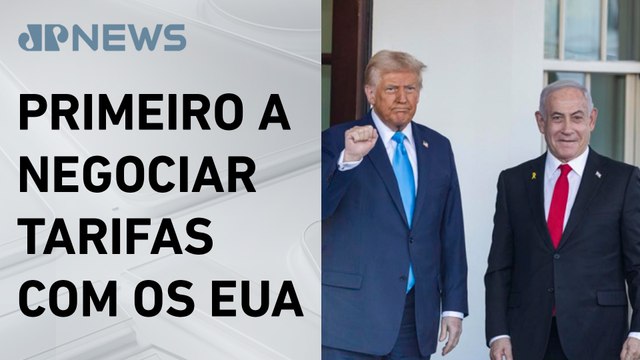Donald Trump recebe Netanyahu na Casa Branca