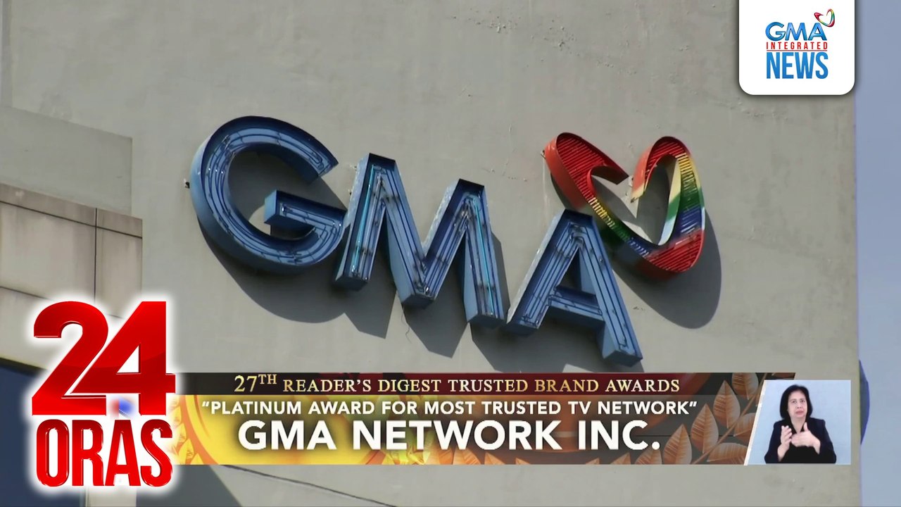 GMA Network at GMA Integrated News Anchor Mel Tiangco, pinarangalan sa Reader's Digest Trusted Brands 2025 | 24 Oras