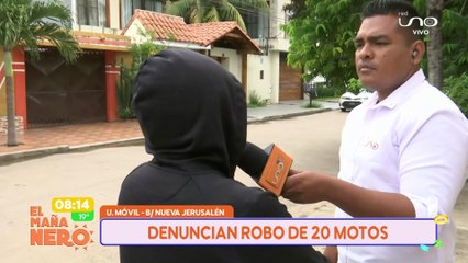 SCZ DENUNCIAN ROBO DE 20 MOTOS