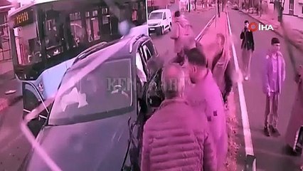 Sivas'ta dikkatsiz sürücü kazaya neden oldu!