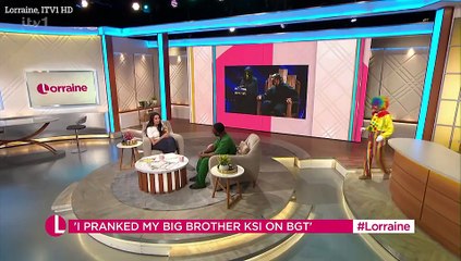 Watch the moment BGT's KSI gets his own back on brother Deji live on ITV