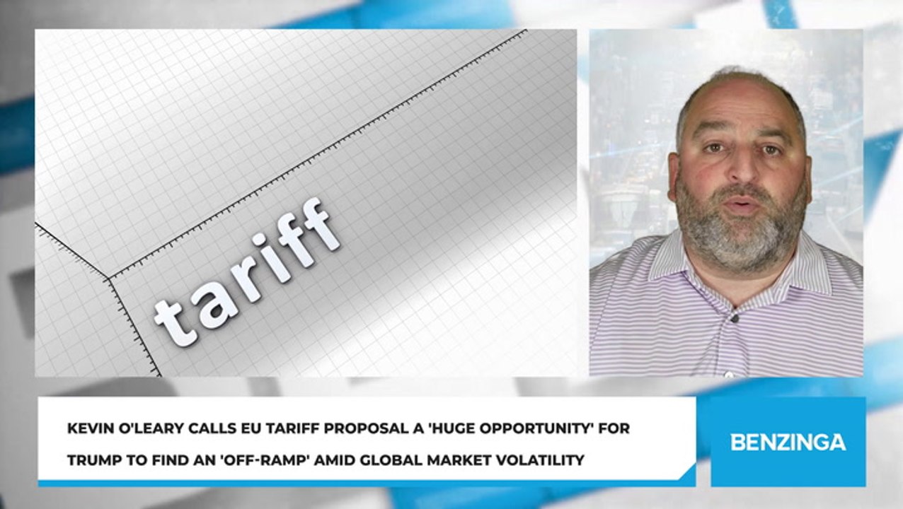 Kevin O'Leary Calls EU Tariff Proposal A 'Huge Opportunity' For Trump To Find An 'Off-Ramp' Amid Global Market Volatility