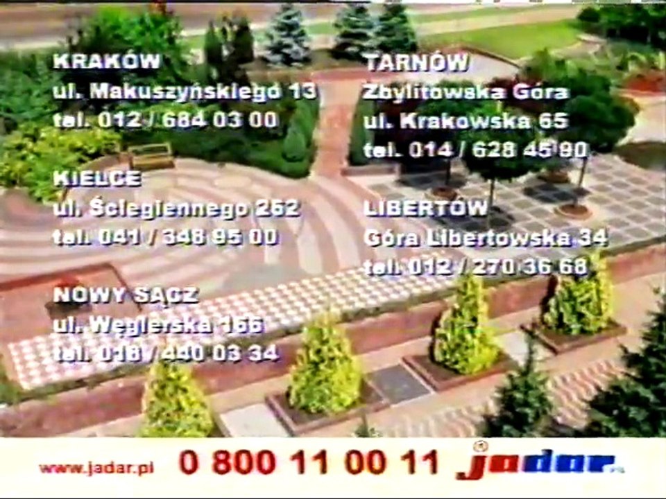 TVP3 Kraków - Blok reklamowy (2) i Pogoda z 13 czerwca 2005 roku