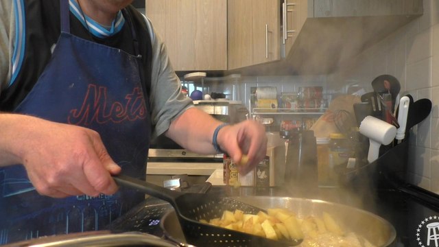 Tank Cooks Ham Steak and Home Fries