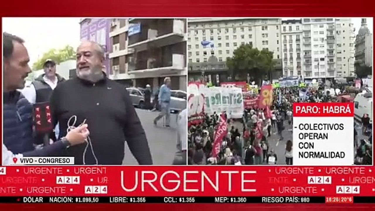 A24.com - 📢HÉCTOR DAER： ＂ESPEREMOS QUE LA MARCHA TERMINE CON TRANQUILIDAD Y PAZ...