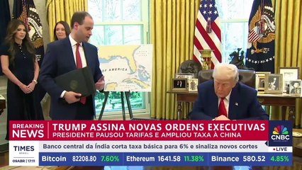 BREAKING NEWS: Trump assina série de decretos em dia conturbado de taxas e sobretaxas
