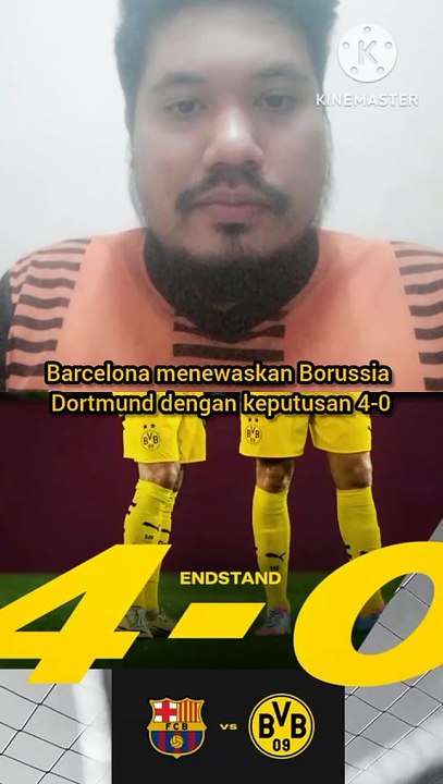 Barcelona vs Borussia Dortmund 4-0
