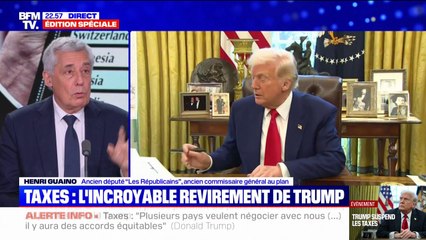 Droits de douane: "Nous avons tout à perdre à nous engager dans une surenchère avec les États-Unis", assure Henri Guaino (ancien député LR)