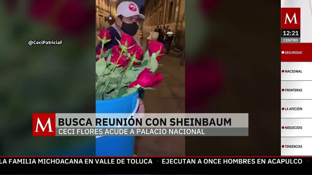 Ceci Flores busca reunión con Claudia Sheinbaum en Palacio Nacional