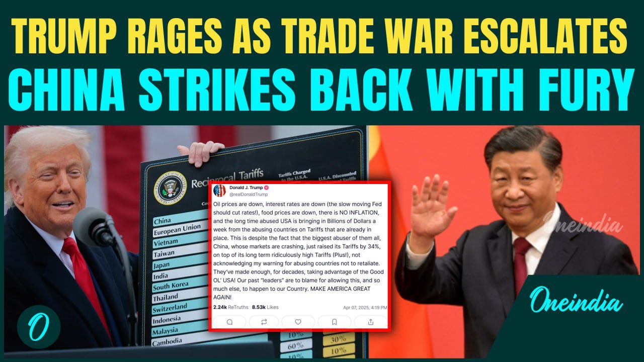 Trump Slams China as Biggest Abuser Amid Escalating Tariff War, Beijing's Economic Bullying Claims