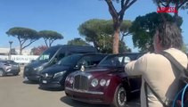 Carlo e Camillo a Roma, arrivata a Ciampino la Bentley State Limousine della Casa Reale