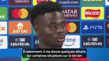 Saka vise à suivre les pas d'Henry face au Real Madrid ⚽