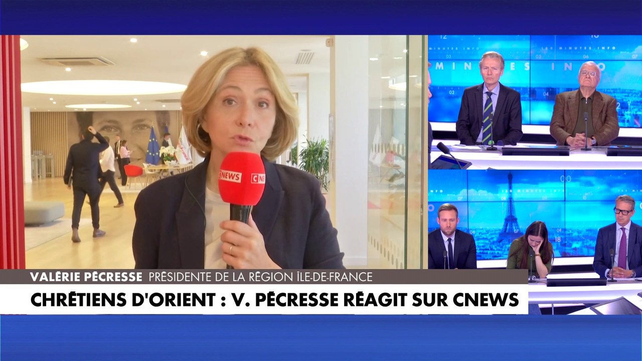Valérie Pécresse craint un fossé entre l'Orient et l'Occident en cas d'éradication des chrétiens