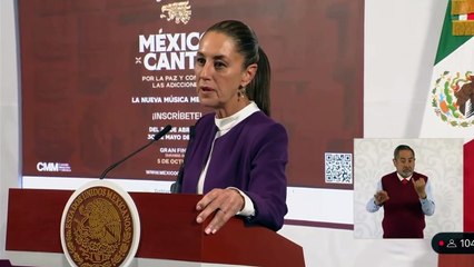 Anuncian Concurso de Canto México canta por la Paz