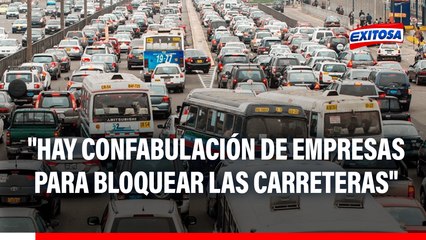 🔴🔵 Defensoría de la PNP desacredita paro de transportistas de HOY: "Hay una confabulación de empresas para bloquear carreteras"