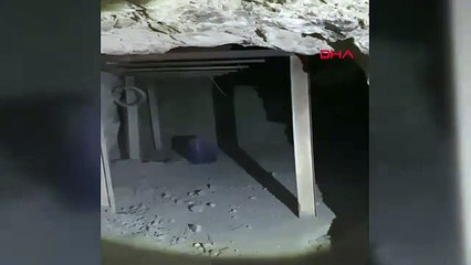 MSB'den 'terörist mağarası' paylaşımı