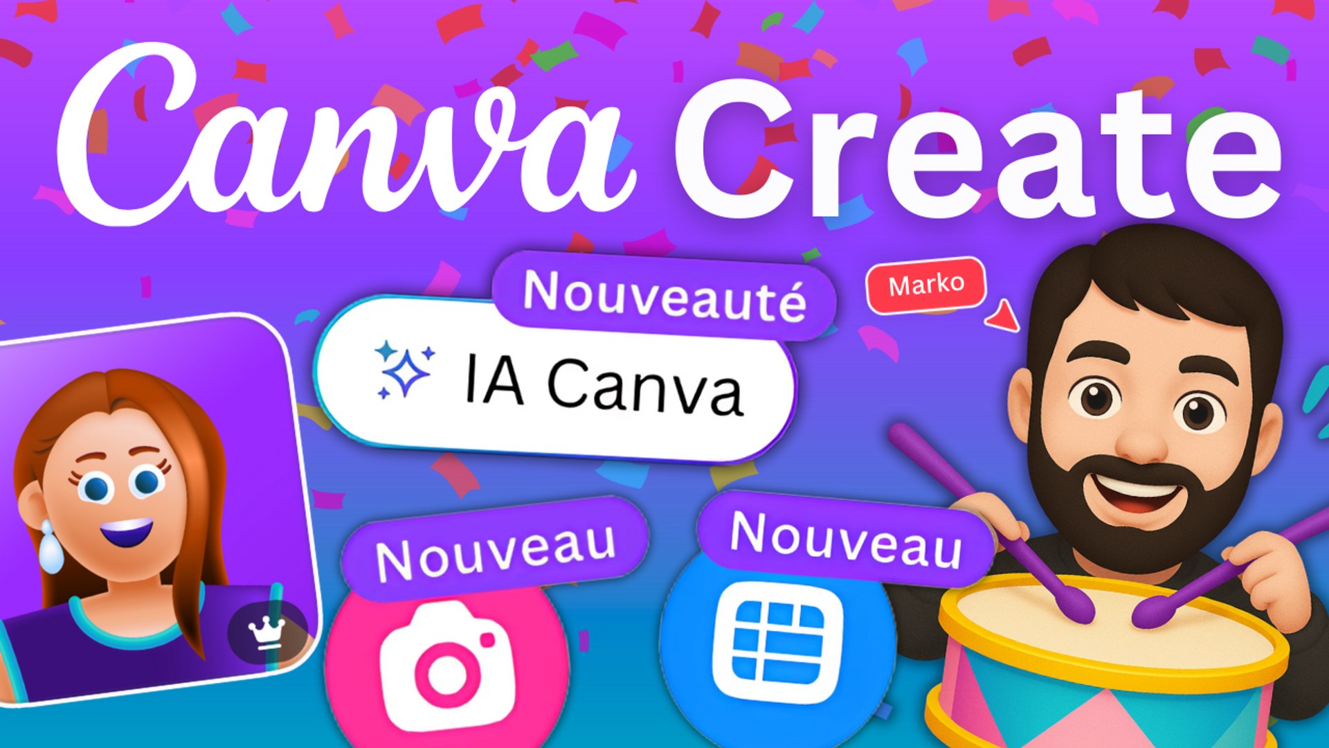 CANVA CREATE 2025 : des NOUVEAUTÉS INCROYABLES