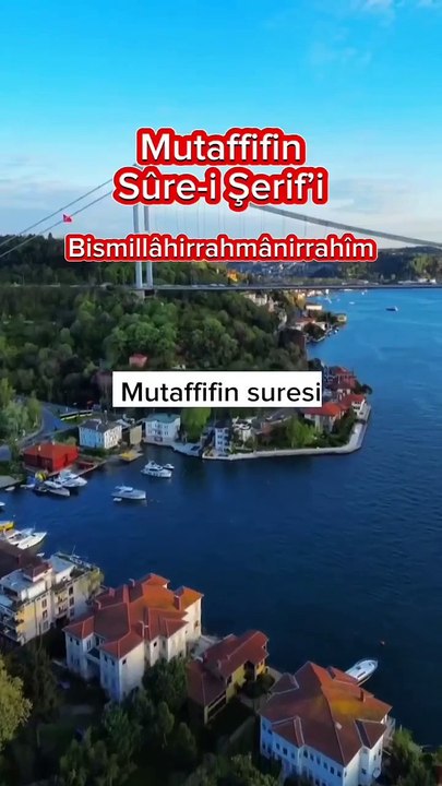 Mutaffifin Suresi Türkçe Okunuşu