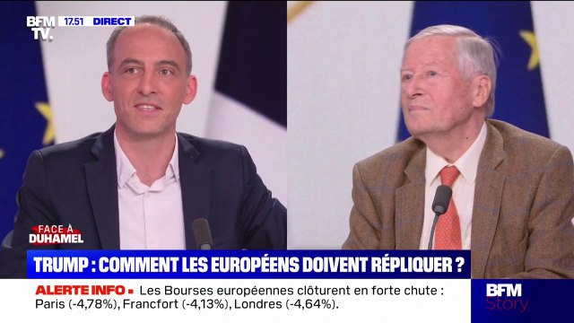 Taxes douanières américaines: L'Europe doit montrer qu'elle est un pôle de stabilité, avec des politiques lisibles , affirme Raphaël Glucksmann