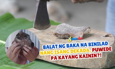 Balat ng baka na binilad nang isang dekada, puwede pa kayang kainin?! I Juander