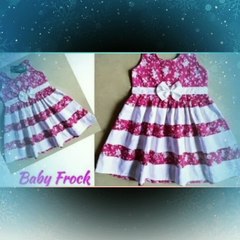 Latest designs of baby Frocks