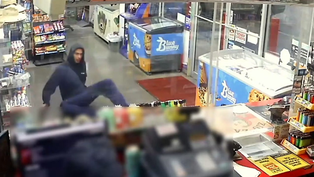 World’s worst criminal: Clumsy armed robbery suspect has everything go wrong during his attempted heist
