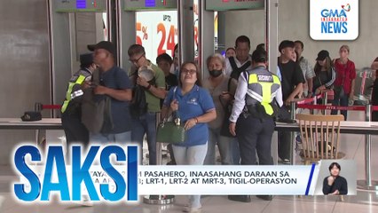 Tinatayang 2.5M pasahero, inaasahang daraan sa PITX sa April 9-23; LRT-1, LRT-2 at MRT-3, tigil-operasyon sa April 17-20 | Saksi