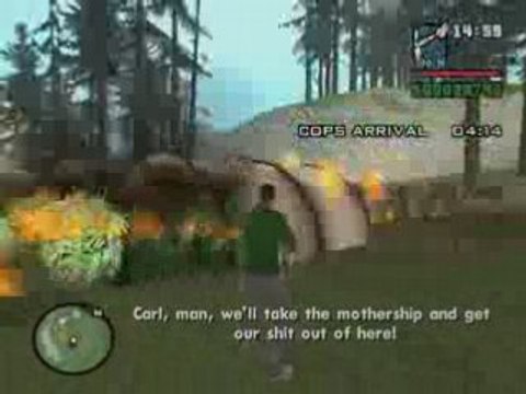 GTA: San Andreas CUTSCENE [042] Are You Going To San Fierro?