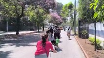 Hicieron miles de kilómetros en bicicleta para pedir justicia por las adopciones ilegales en Guatemala