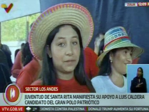 Juventud zuliana expresa firme respaldo al candidato del GPPSB Luis Caldera