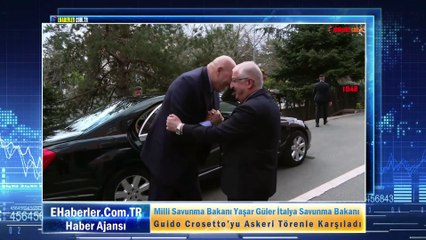 Milli Savunma Bakanı Yaşar Güler İtalya Savunma Bakanı Guido Crosetto’yu Askeri Törenle Karşıladı
