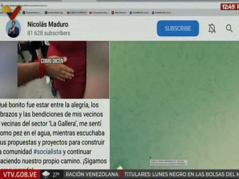 Pdte. Maduro: Que bonito fue estar entre la alegría de mis vecinos y vecinas del sector "La Gallera"
