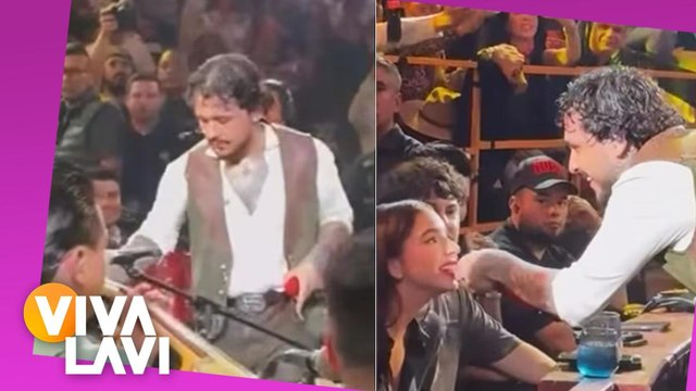 Christian Nodal invita a Ángela Aguilar a cantar en su show