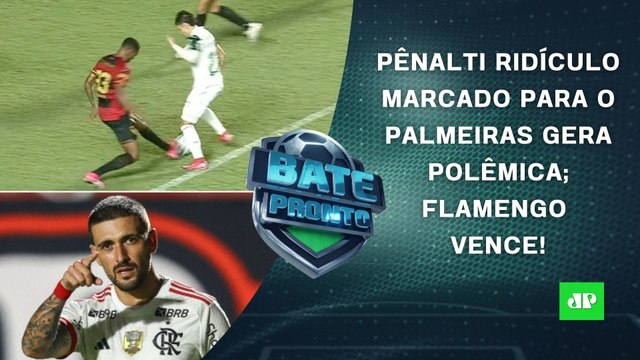 PÊNALTI ABSURDO para o Palmeiras PROVOCA REVOLTA; Flamengo BATE o Vitória! | BATE-PRONTO