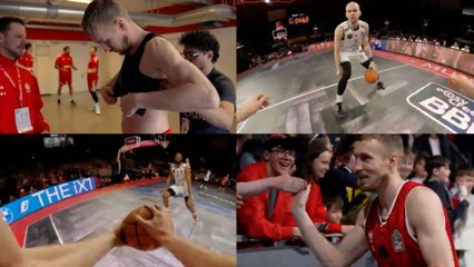 Así se ve un partido de baloncesto profesional en primera persona