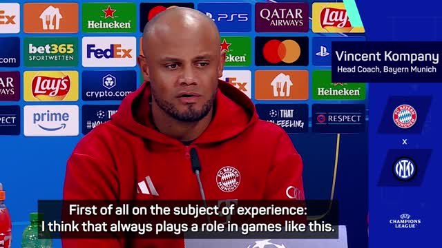 Kompany aware of 'dangerous' Inter in Champions League clash