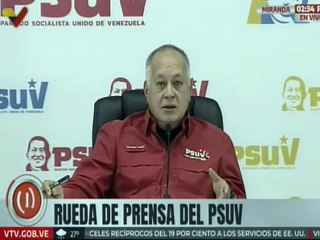 Sec. Gral. Diosdado Cabello: Los niveles de división del sector opositor cada día es más notorio