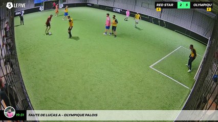 Faute de Lucas A - Olympique Palois