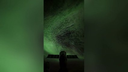 NASA astronaut captures aurora from space