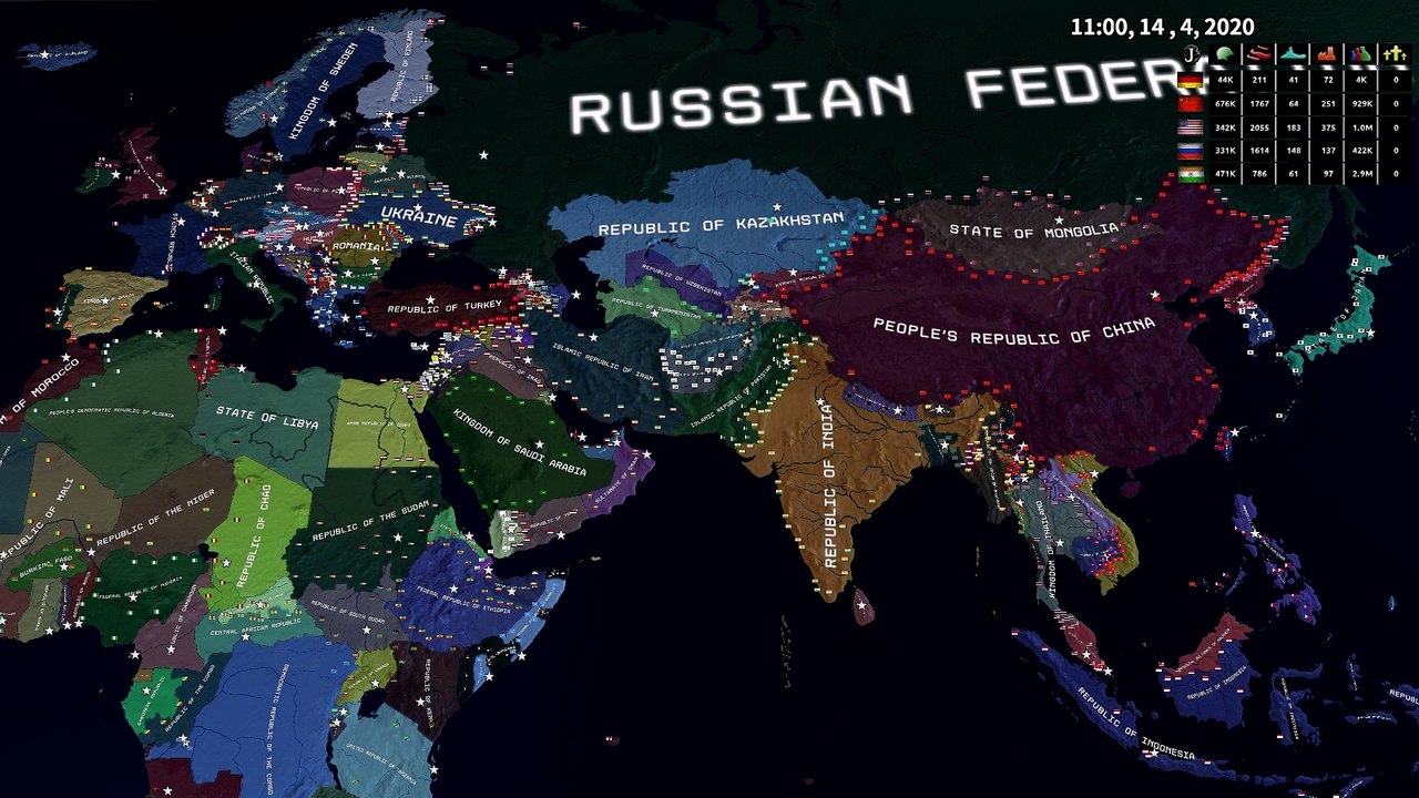 The Fire Rises End Cinematic Timelapse - HOI4 Timelapse