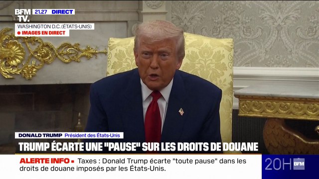 Droits de douane américains: La Chine nous a détruits , affirme Donald Trump
