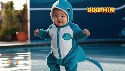 🎭 Kids in Wild Animal Costumes! Fun Adventure 🦁🐯 | Animated Video for Kids. Part 1