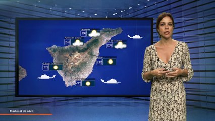 La previsión del tiempo en Canarias para el 8 de abril de 2025, en Atlántico Televisión.