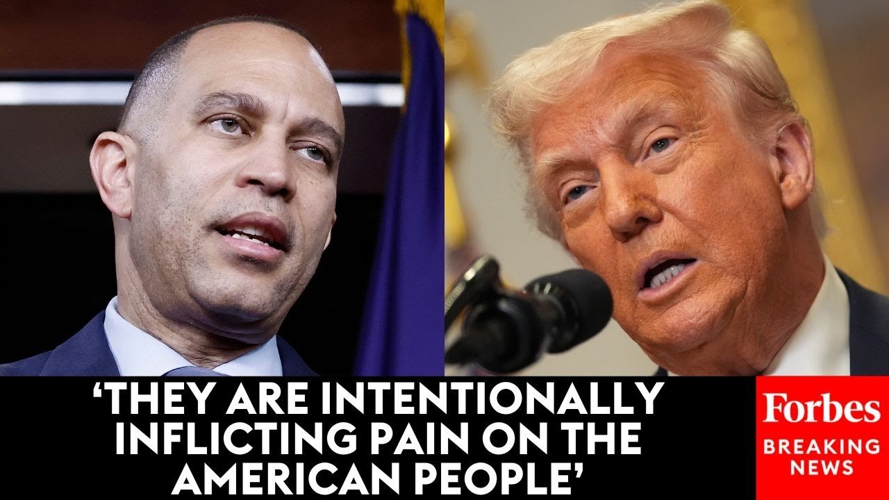 'Crashing The Economy In Real Time': Hakeem Jeffries Unleashes On Donald Trump Over Tariffs