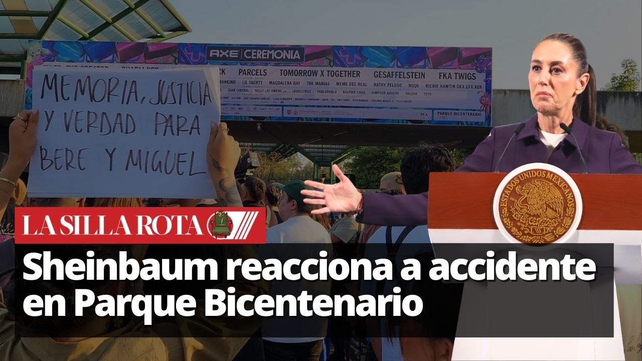 Accidente en AXE Ceremonia: Sheinbaum llama a revisar concesiones