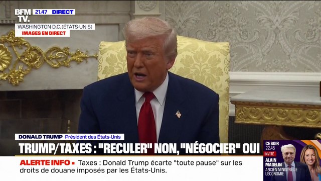 Droits de douane américains: Donald Trump juge que les Européens manipulent leur monnaie