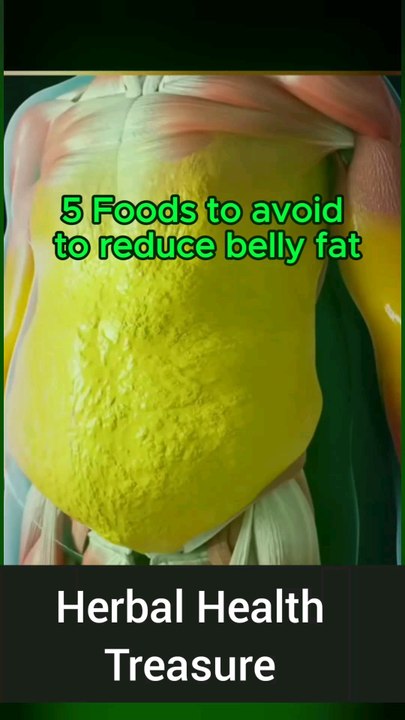 5 FOOD TO AVOID TO REDUCE BELLY FAT۔